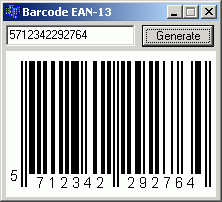 TBarcode component Screenshot